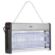 Lampa UV impotriva insectelor Teesa, 2 x 15 W, 486 x 72 x 264 mm, aluminiu/metal/ABS, tava detasabila, raza actiune 100 m2 foto