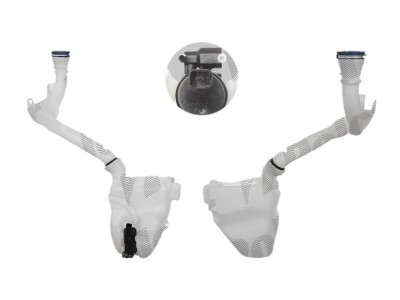 Rezervor spalator parbriz Peugeot 208, 04.2012-; 2008, 03.2013-, Citroen C3, 03.2010-12.2016; Ds3, 03.2010-; C3 Picasso, 10.2008-, cu capac, cu pompa foto
