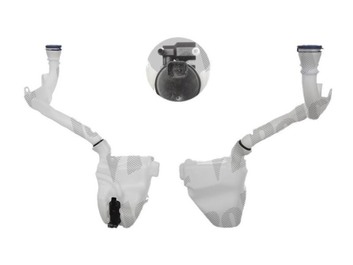 Rezervor spalator parbriz Peugeot 208, 04.2012-; 2008, 03.2013-, Citroen C3, 03.2010-12.2016; Ds3, 03.2010-; C3 Picasso, 10.2008-, cu capac, cu pompa