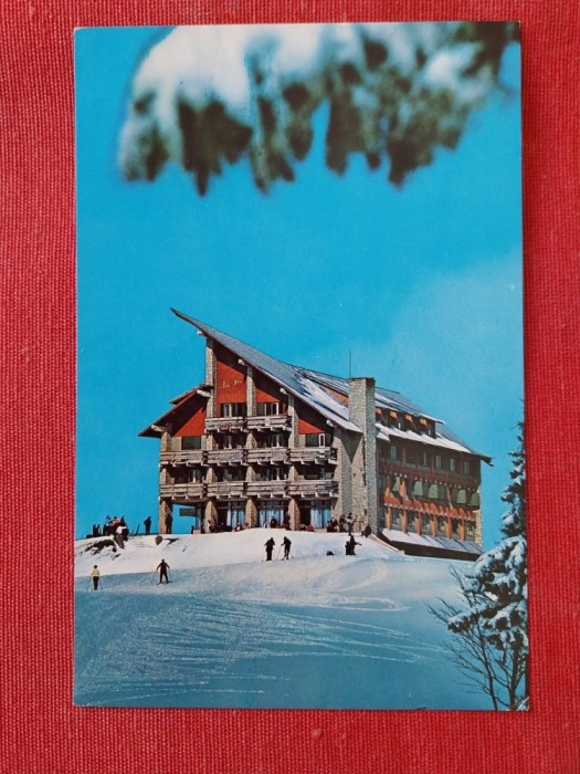 CPIB 23454 CARTE POSTALA - PREDEAL, CABANA CLABUCET PLECARE, CIRCULATA, 1974, STAMPILE, TIMBRU