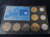 Seria completata monede - Slovenia - 9 monede, Europa