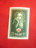 Serie Crucea Rosie- SAAR 1951, 1 valoare, Nestampilat