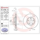 Set disc frana Toyota Avensis ( T25) 04.03-11.08, Avensis Estate ( T25) 04.03-11.08, Avensis Sedan ( T25) 01.03-11.08, Fata, 277X26mm, ventilat, BREM