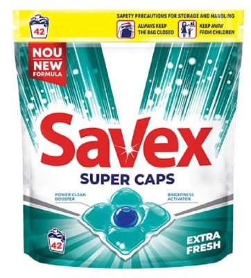 SAVEX Super Proaspat Detergent Rufe 42 Capsule foto