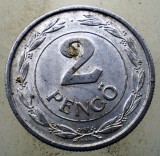 1.547 UNGARIA WWII 2 PENGO 1943, Europa, Aluminiu