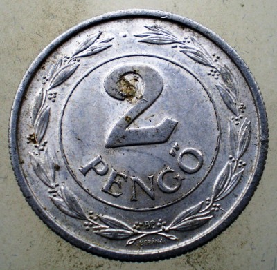 1.547 UNGARIA WWII 2 PENGO 1943 foto