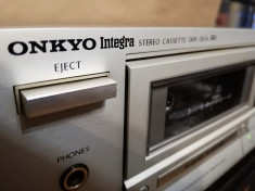 Stereo Cassette Deck ONKYO Integra TA-2550 - 3 Heads - Impecabil/Vintage/Japan foto