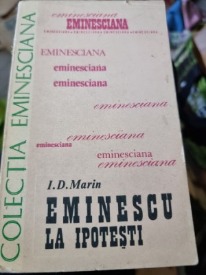 I. D. Marin - Eminescu la Ipotesti (cu dedcatie) foto