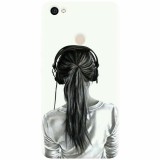 Husa silicon pentru Xiaomi Redmi Note 5A, Girl With Headphone