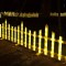 Gard decorativ, 3m, 160LED, alb cald, interconectabil