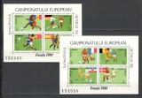 Romania.1984 C.E. de fotbal FRANTA-Bl. TR.471, Nestampilat