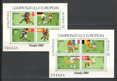 Romania.1984 C.E. de fotbal FRANTA-Bl. TR.471 foto