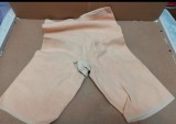 Pantaloni Scurți Modelatori cu Talie &Icirc;naltă, Efect Push-Up, Nude / Bej