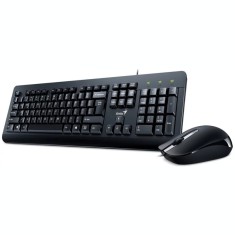 KIT wired GENIUS USB tastatura 104 taste (concave) + mouse optic 1000dpi 3 butoane black &amp;amp;quot;KM-160&amp;amp;quot; &amp;amp;quot;31330001413&amp;amp;quot; (include TV 0.75 l foto