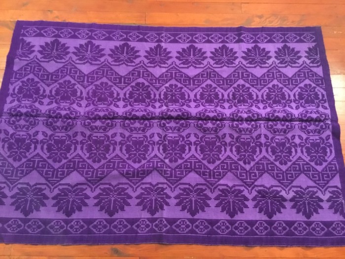 arta / traditie / rustic / design - Cuvertura , Macat , Scoarta , Patura taraneasca realizata manual la razboiul de tesut !