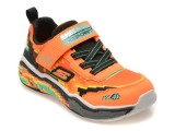 Cumpara ieftin Pantofi sport SKECHERS portocalii, MEGA SCENE, din material textil