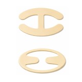 Set 2 clipsuri pentru bretele sutien tip H, bej nude, efect push up, fixare invizibila anti-alunecare, reutilizabil