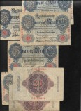 Germania 20 Mark 1914, Bancnota VG-F, Marca Germană, Numismatică, Colecție, Valoroasă, Raritate, Istorie, Preț pe Bucată