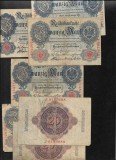 Germania 20 marci mark 1914 VG - F - VF pret pe bucata