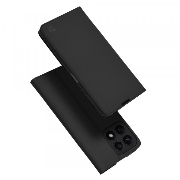 Husa pentru Honor X8a, Techsuit, Magskin Book, Neagra