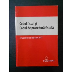CODUL FISCAL SI CODUL DE PROCEDURA FISCALA (2017)