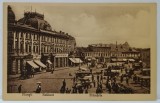 PLOIESTI , CLADIREA PRIMARIEI SI PIATA DIN FATA , CARTE POSTALA , PERIOADA PRIMULUI RAZBOI MONDIAL