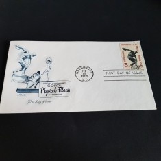 Centenar Fitness Sokol &amp;icirc;n America .Prima Zi de Emisiune 1965.FDC foto