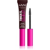 NYX Professional Makeup Thick it Stick It Brow Mascara mascara pentru spr&acirc;ncene culoare 07 Espresso 7 ml