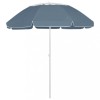 VidaXL Umbrelă de soare de plajă, albastru, 300 cm 314716