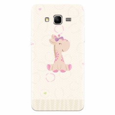 Husa silicon pentru Samsung Grand Prime, Giraffe Cute
