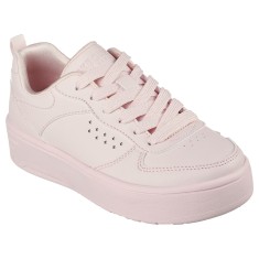 Pantofi sport fete Skechers Court High Color Zone, light pink, 28