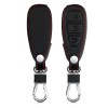 Husa Cheie Auto pentru Ford - 3 Butoane - Keyless Go, Piele ecologica, Negru, 42990.01, Kwmobile