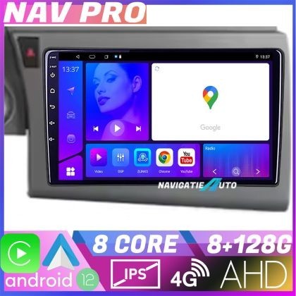 Navigatie Audi A6 C6 2004-2010 EDOTEC-LITE Android Ecran 720P Octa Core 8+128 Carplay Android auto CarStore Technology