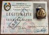 QW13 10 - 1993 - militar - Legitimatie Veteran de razboi cu insigna - anulata