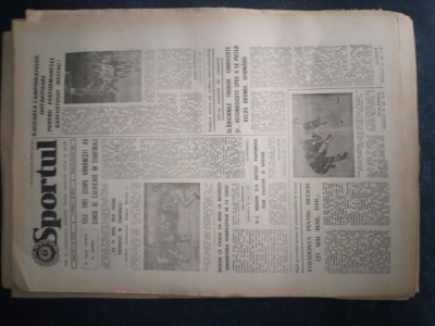 ZIARUL SPORTUL 15 IANUARIE 1985 foto