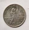 1 LEU 1914 . DETALII FOARTE FRUMOASE ., Argint