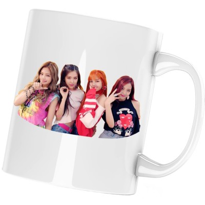 Cana alba personalizata &amp;quot;Blackpink K Pop Album As If It&amp;#039;s Your Last&amp;quot;, INOVATIX&amp;reg;. 330ml foto