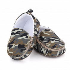 Pantofiori tip mocasini - Army (Marime Disponibila: 3-6 luni (Marimea 18... foto
