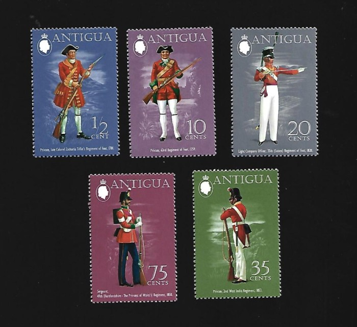 antigua 1973 mnh
