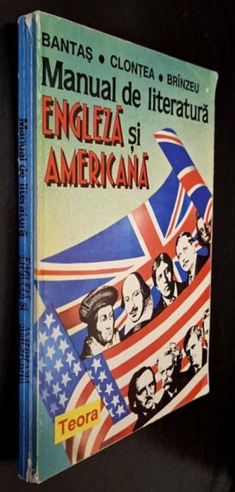 Andrei Bantas, Clontea, Brinzeu - Manual de literatura engleza si americana * THEORY AND EXERCISES + KEYS, Teora 1993