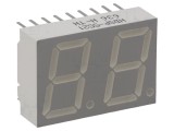 Afișaj LED 7 segmente 14,22mm roșu 2 cifre BROADCOM
