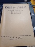 revista &bdquo;Raze de lumină&rdquo;, an IX, nr. 1 - 4, 1937