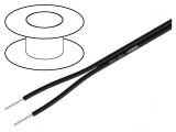 Cablu Căști Neecranat Negru 1.4x2.8mm