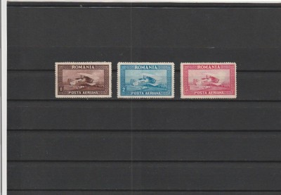 ROMANIA 1928 LP 80 C. RAIU FILIGRAN VERTICAL SERIE NESTAMPILATA FARA GUMA foto