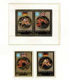 Cambodge 1973 - Jocurile Olimpice, medaliati, sport, serie neuzata, cota mare
