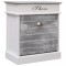 Gossi pantofar, gri, 50 x 28 x 58 cm, lemn de paulownia