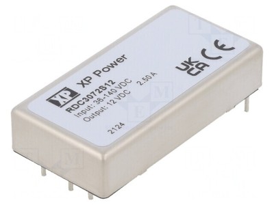 Convertor DC/DC 30W 36-140V la 12V 2.5A THT foto