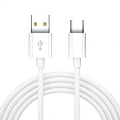 Cablu Date Si Incarcare USB Type C HTC U Play Alb foto