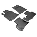 Covorase Auto Cauciuc Tip Tavita Mercedes GLC X253 2015-2020, Protectie Tunel Spate, Negre