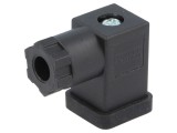 Conector C 8mm cu Valvă Mufă Mamă 3 PIN 90&deg;